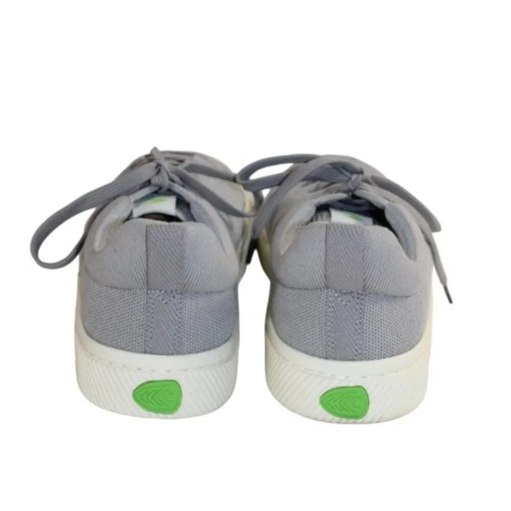 Cariuma Conscious Gray Canvas Low Profile Lace-Up Size 10
